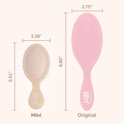 Wet Brush Mini Detangler Iridescence Cream for Easy Styling