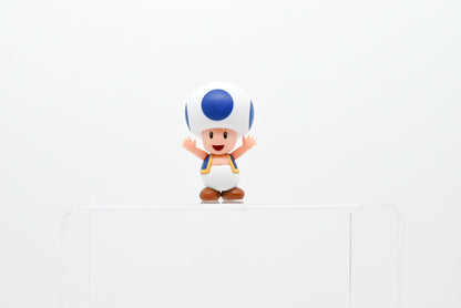 Sanei Super Mario Figure Collection Blue Toad Collectible Toy
