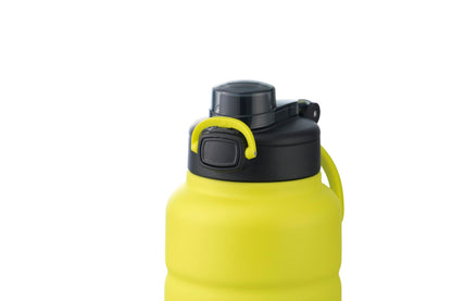 Coleman(コールマン) 真空断熱スポーツボトル/1.1L(ライムイエロー) 水筒 保冷 直飲み スポーツドリンク対応 ワンタッチオープン ハンドル付き セラミック加工