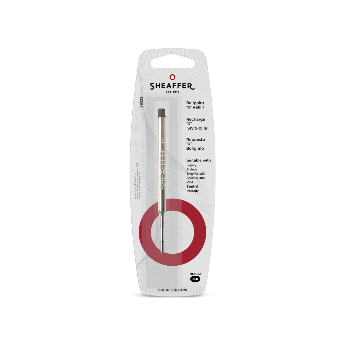 SHEAFFER Ballpoint Pen Black Ink Medium Refill