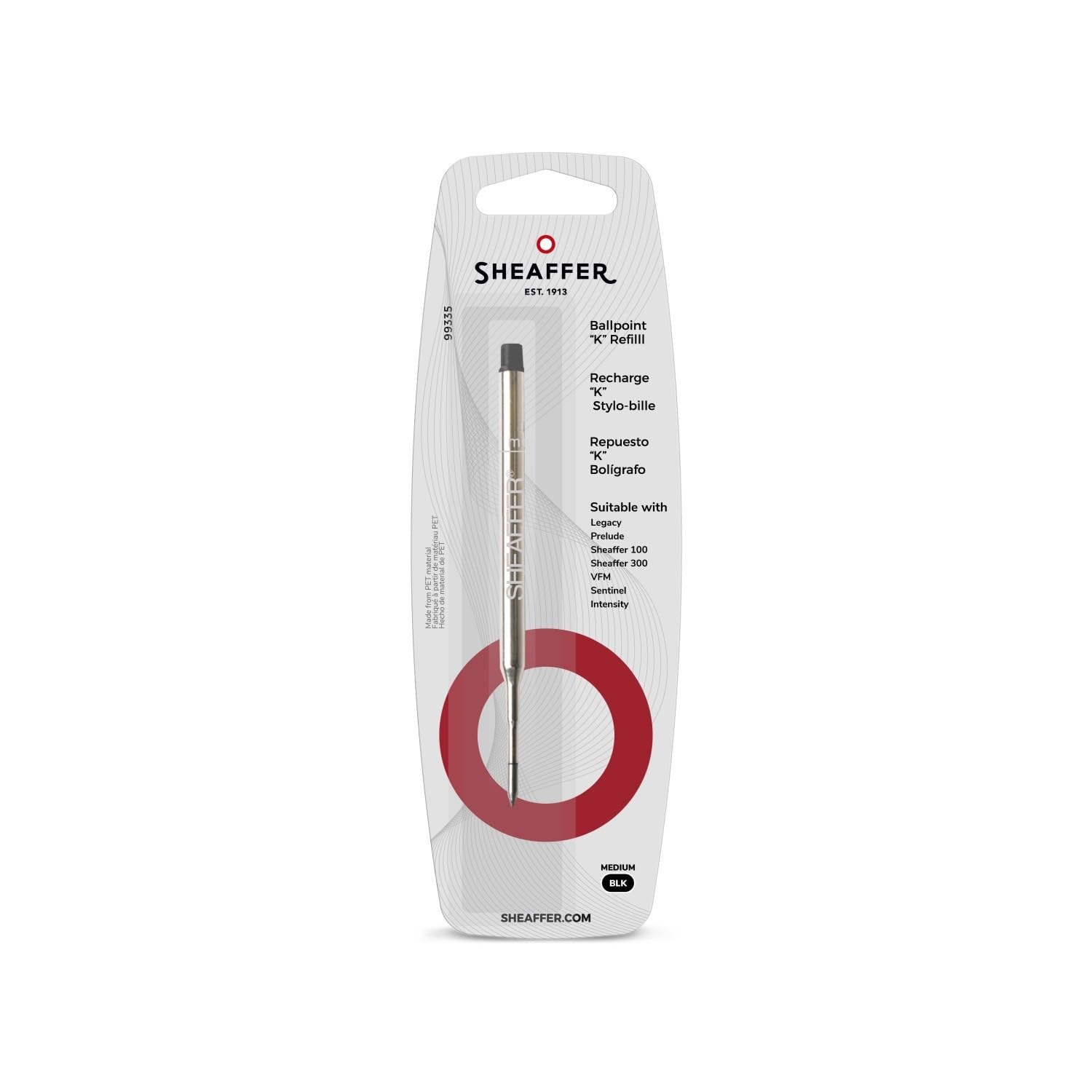 SHEAFFER Ballpoint Pen Black Ink Medium Refill