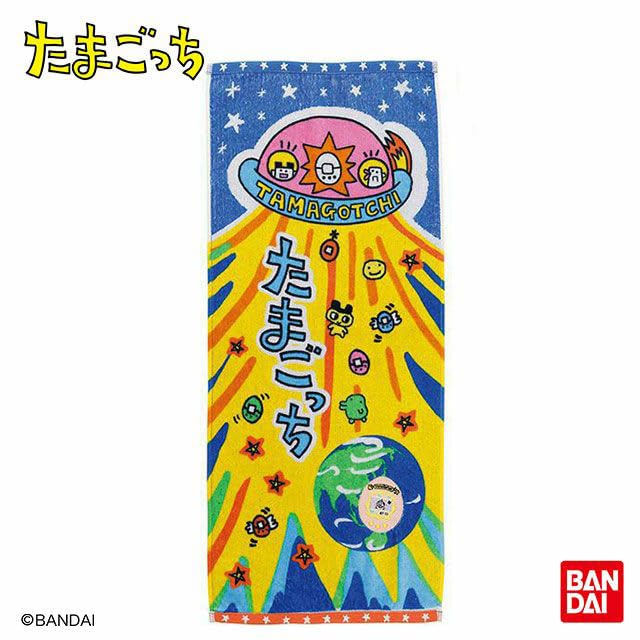 BANDAI Tamagotchi Face Towel Cute Character Design