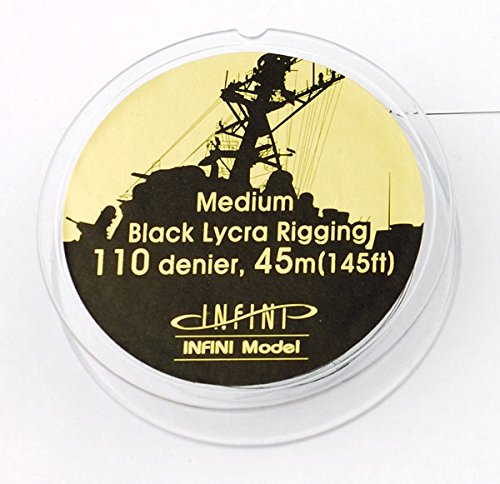 Infini Model Medium Rigging 0.121mm Black Model Kit Parts