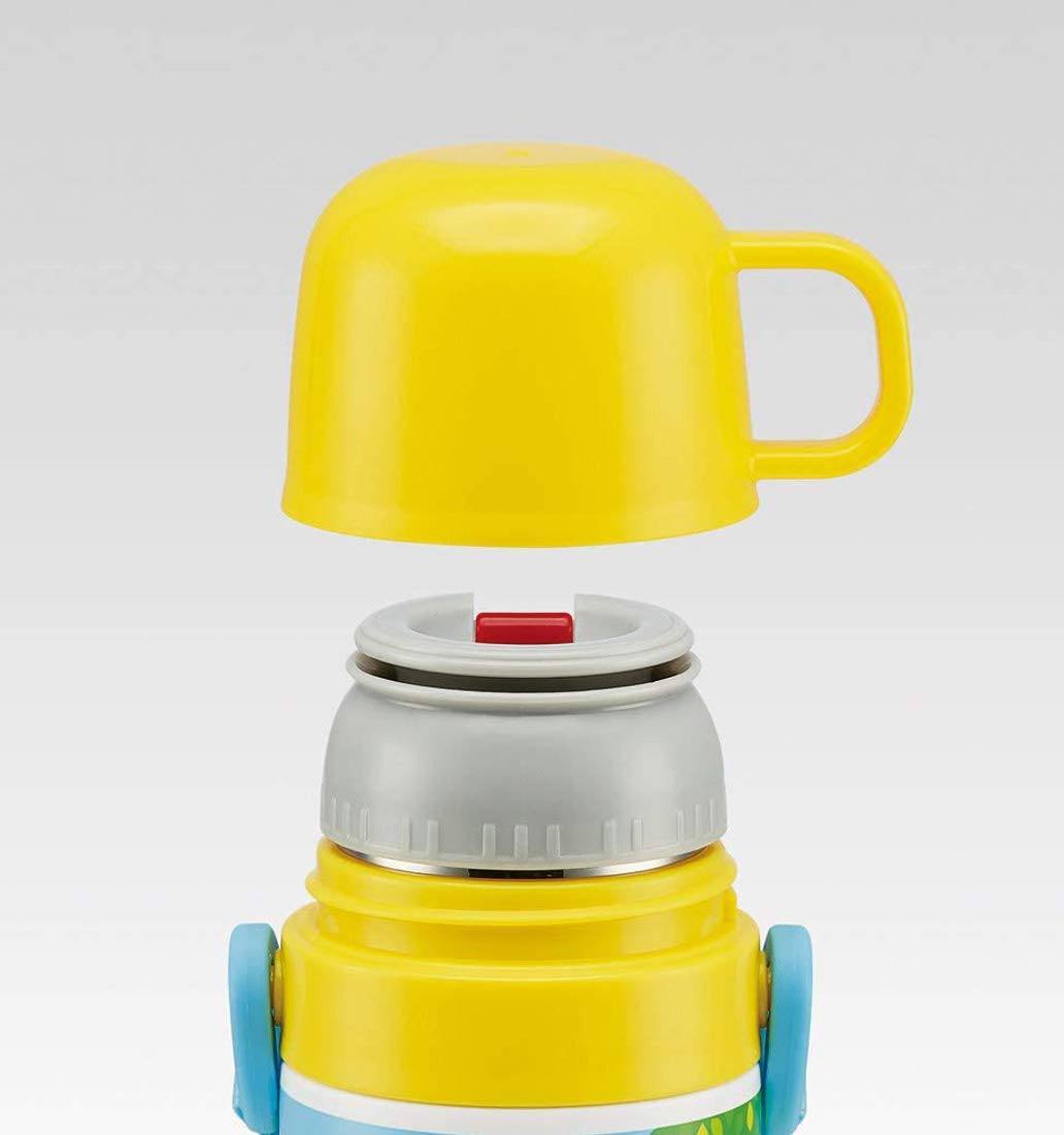 Skater Stainless Steel Water Bottle Replacement Cup Yellow