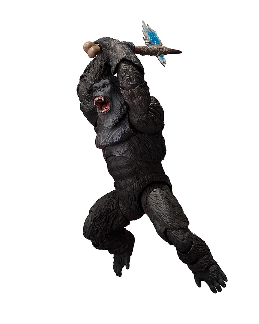 TAMASHII NATIONS S.H.MonsterArts Kong (2024) from Godzilla x Kong: The New Empire, Approx. 145 mm, ABS/PVC Painted Action Figure