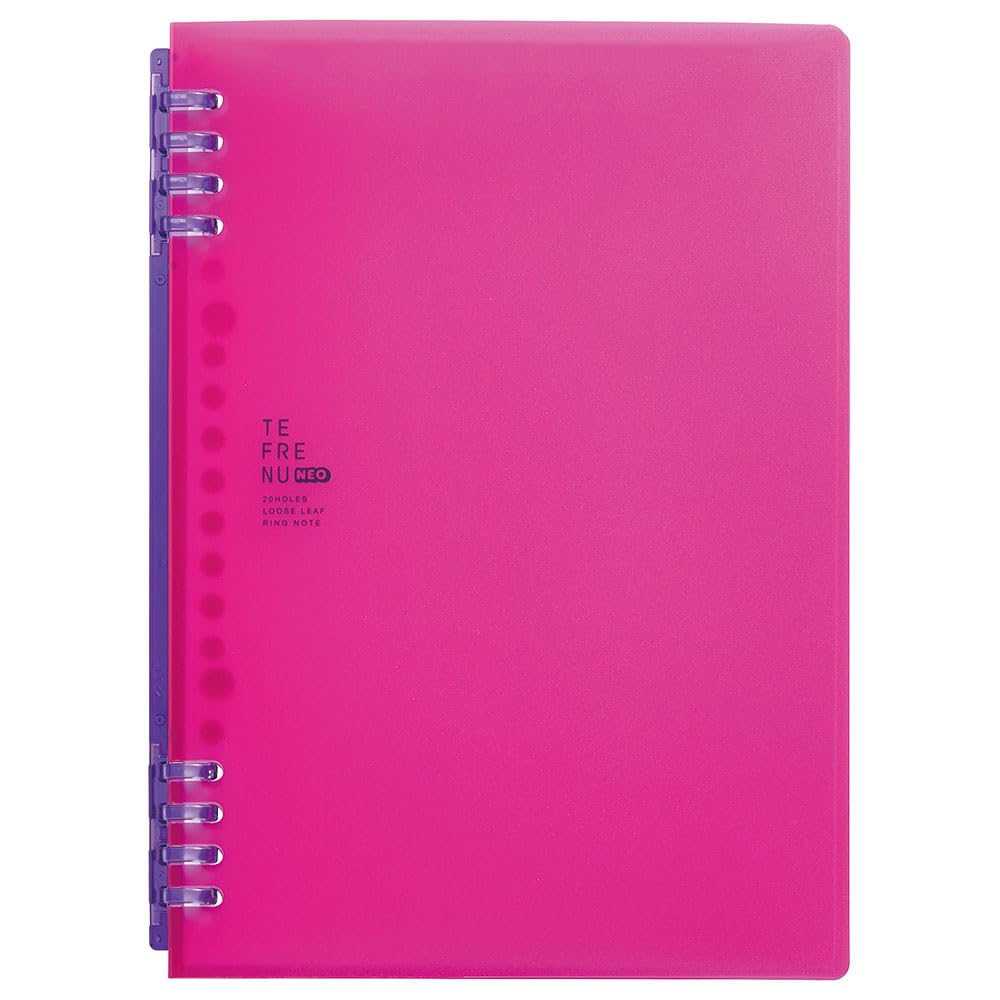 Kingjim Teffreine Neo A5 Ring Notebook Pink