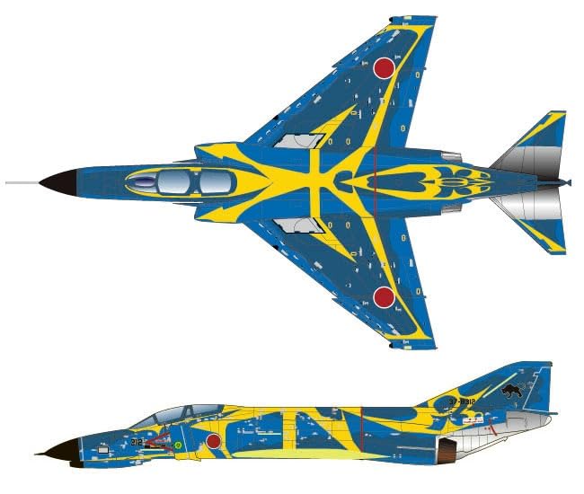 PLATZ F-4EJ Kai 50th Anniversary Decal Set for Scale Models