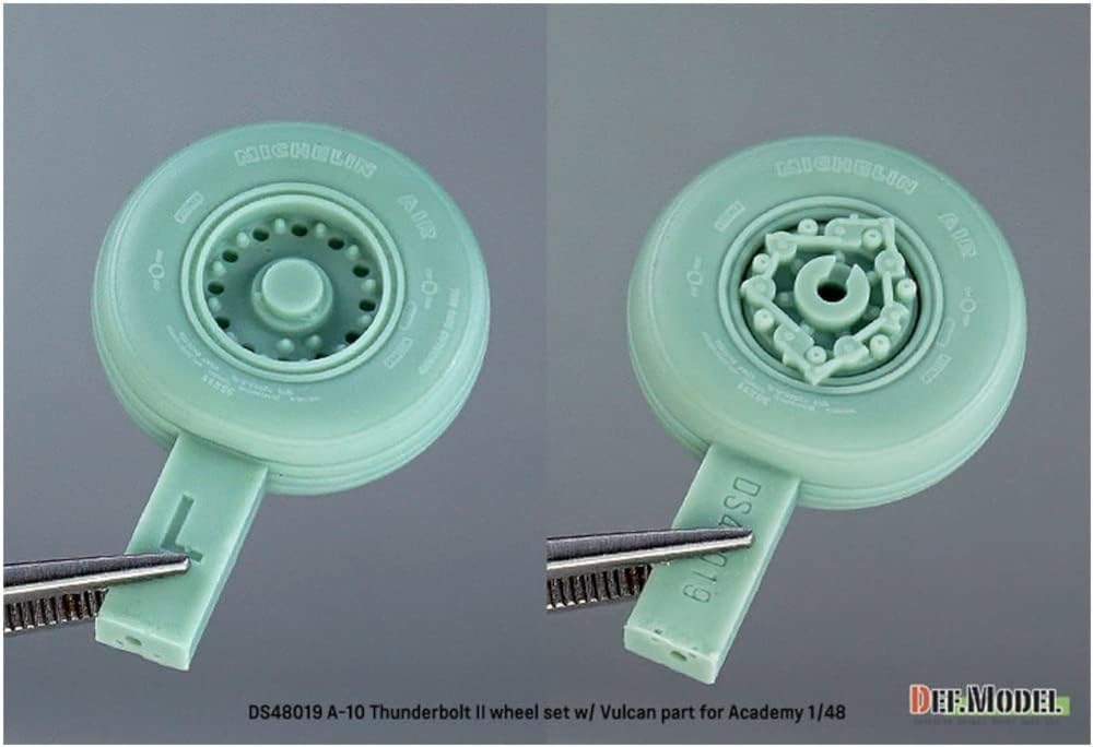DEF.MODEL 1/48 Scale A-10 Thunderbolt II Wheel Set with GAU-8 Gun Port