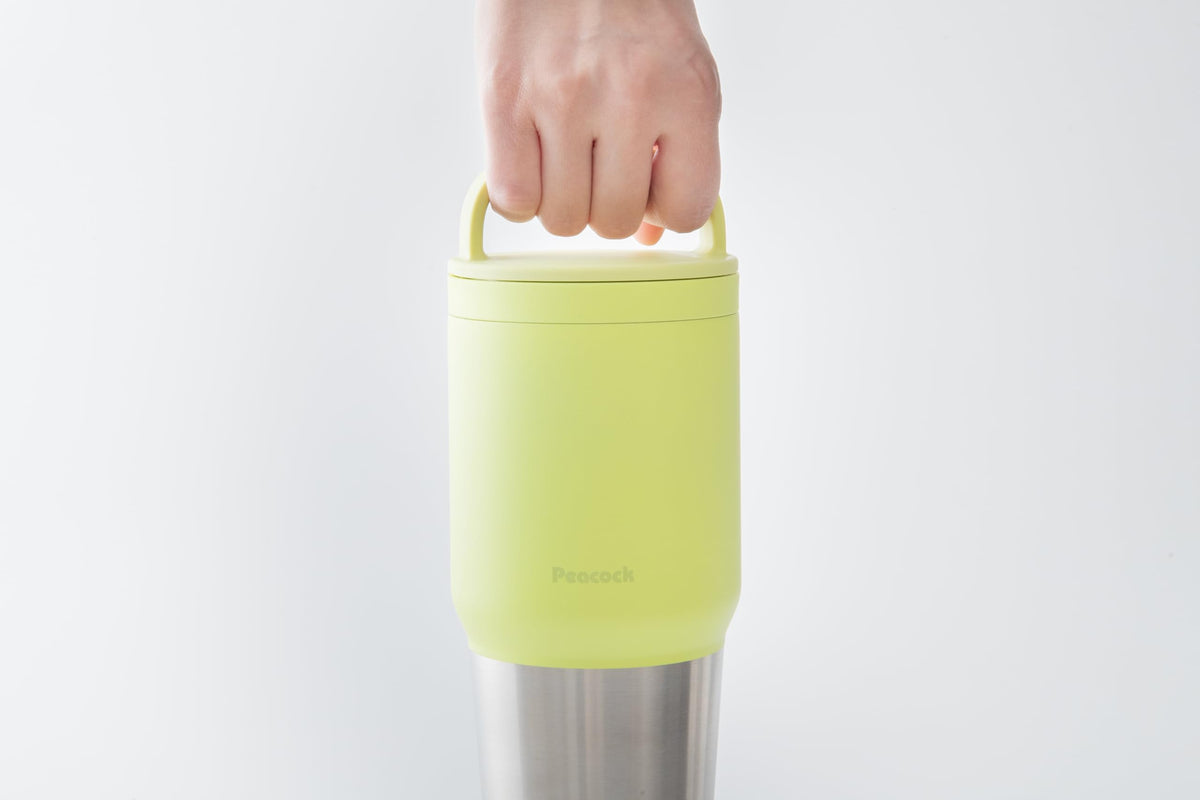Peacock Stainless Steel Water Bottle with Handle 600ml for Everyday Use