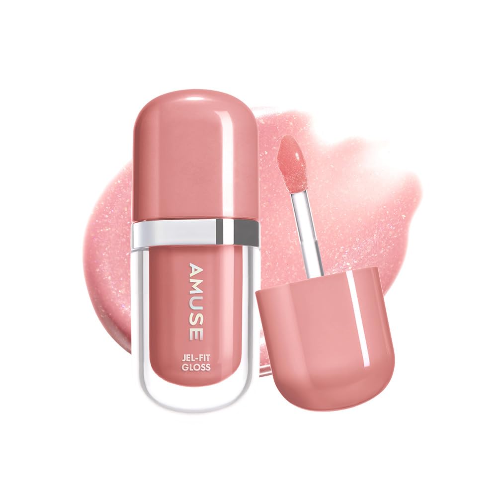AMUSE Gel Fit Gloss Rose Cream Pearl Gloss for Luscious Lips