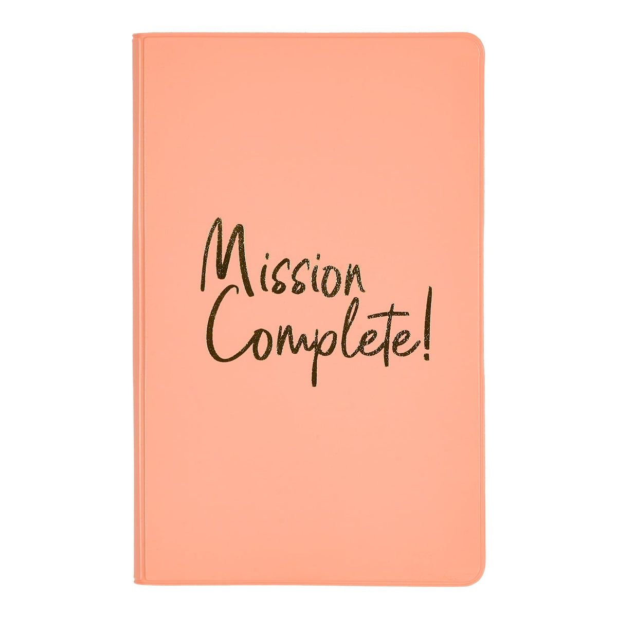 GreetingLife To Do Journal Mission Complete CDBK-7 Coral