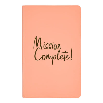 GreetingLife To Do Journal Mission Complete CDBK-7 Coral