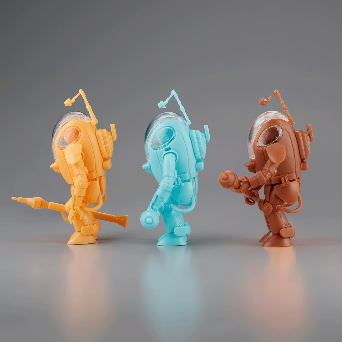 KAIYODO Artpla P.K.A. Set of 3 Plastic Model Kits
