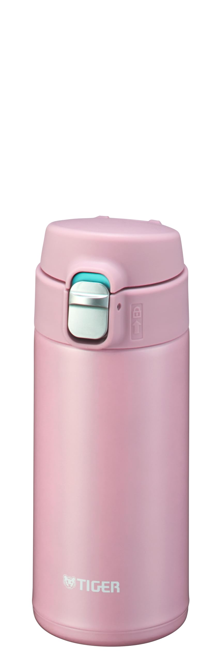 TIGER Stainless Steel Water Bottle 360ml with One-Push Lid