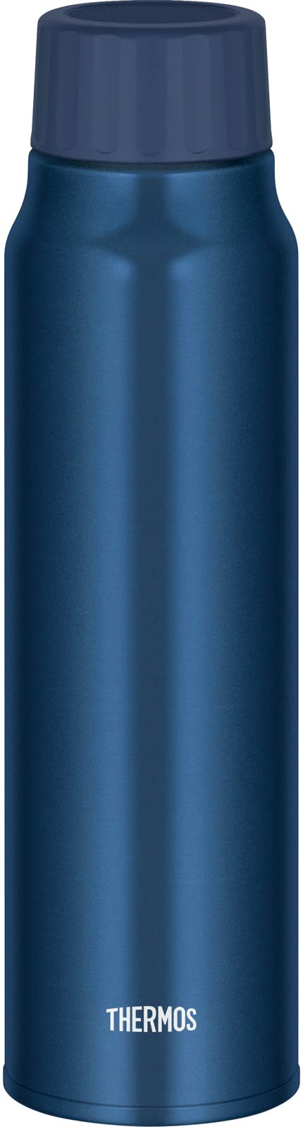 THERMOS Cold-Only Carbonated Beverage Bottle, Navy 1L