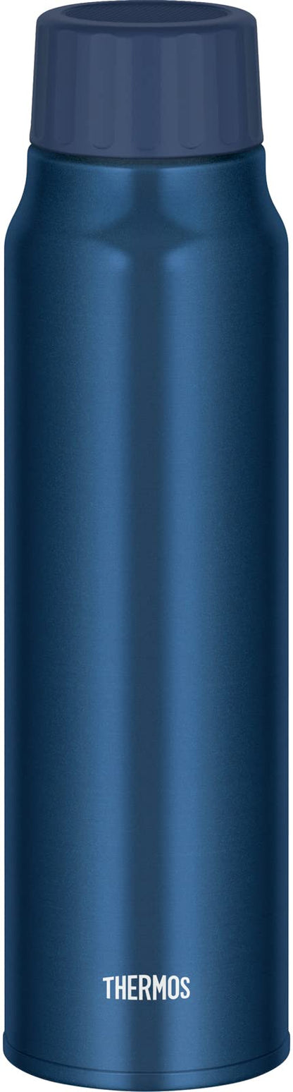 THERMOS Insulated Carbonated Beverage Bottle 1L Navy Blue