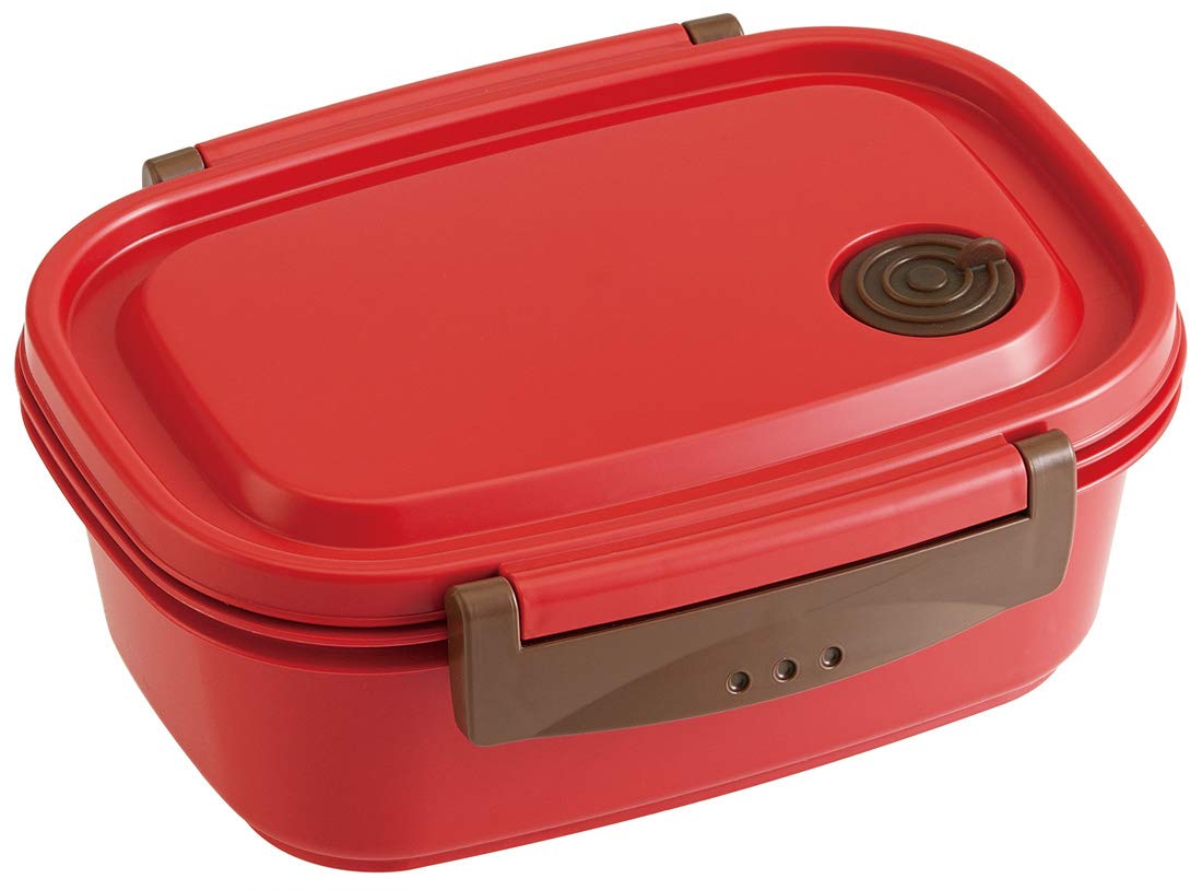 Skater Lightweight Bento Box 550ml Red Microwave Safe