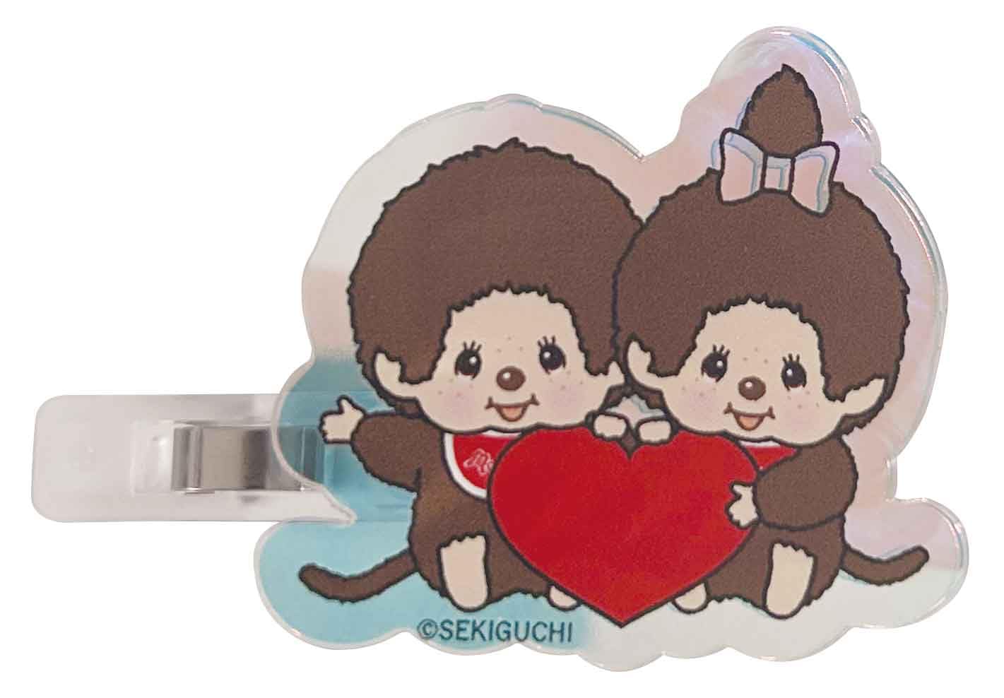 Ai Planning Monchhichi Acrylic Hair Clip with Aurora Finish