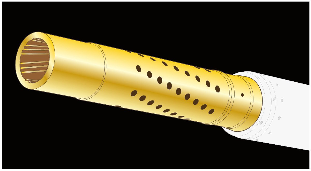 Passion Models 1/35 Scale 105mm Muzzle Brake for Model Kits