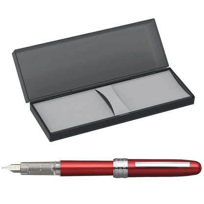 PLATINUM Plaisir Fountain Pen Fine Point Red