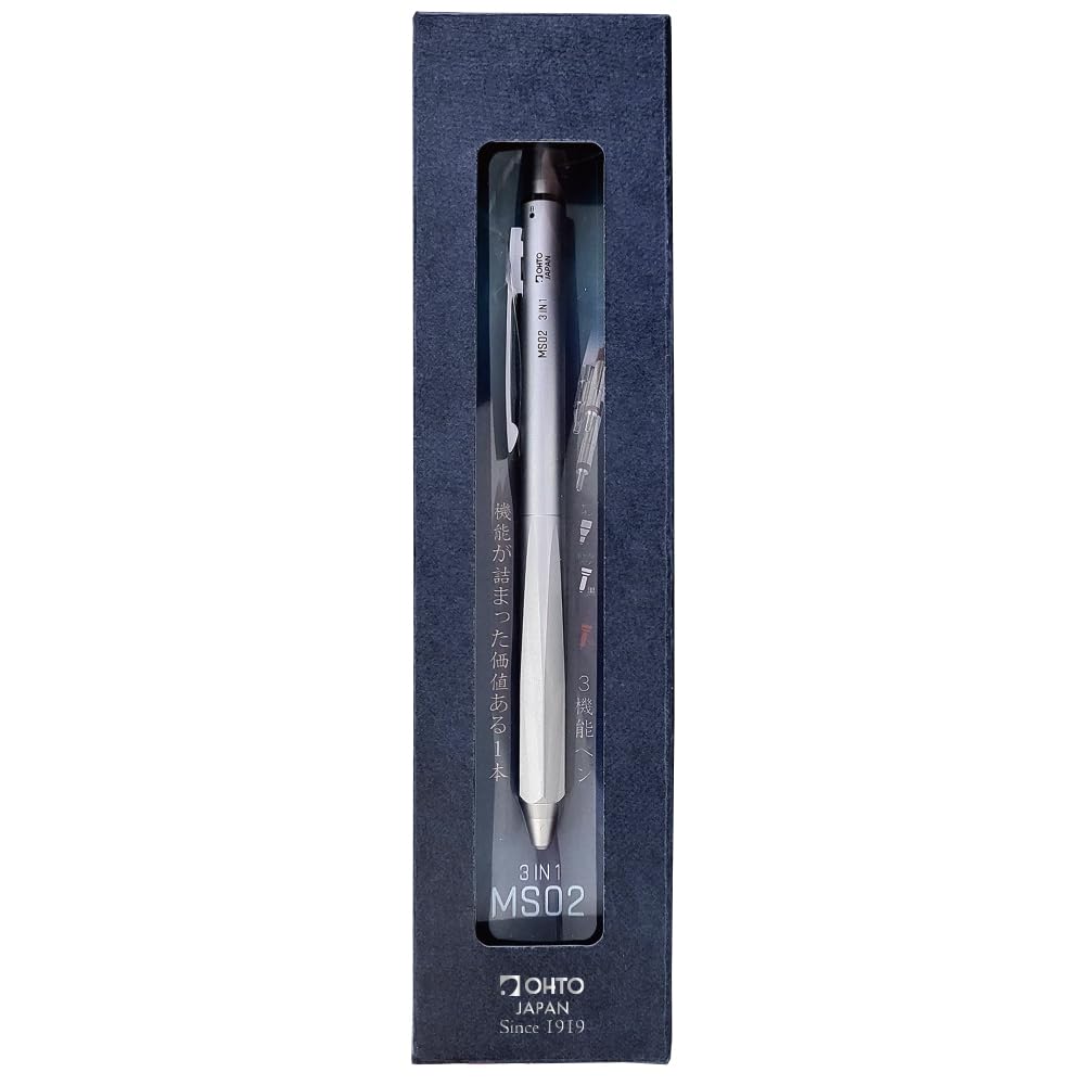 Auto Multi-Function Pen MS02 Silver for Everyday Use