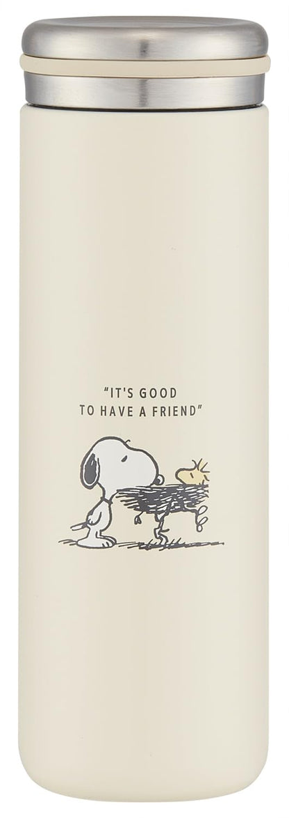 Skater Stainless Steel Bottle 280ml with Snoopy Design