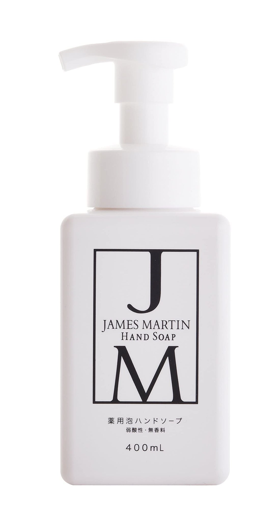 JAMES MARTIN Foaming Hand Soap 400ml with Naturally Derived Ingredients