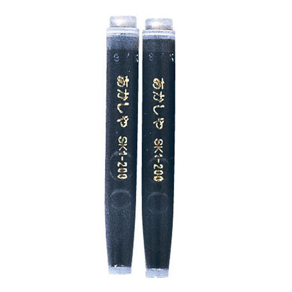 Akashiya Natural Bamboo Brush Pen with Clear Case