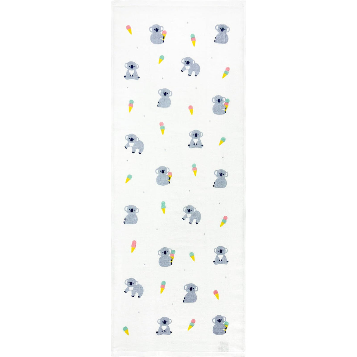 Hayashi Face Towel Soft Blue Koala Design 34x90cm