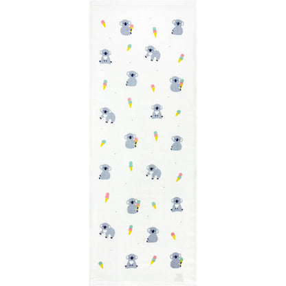 Hayashi Face Towel Soft Blue Koala Design 34x90cm