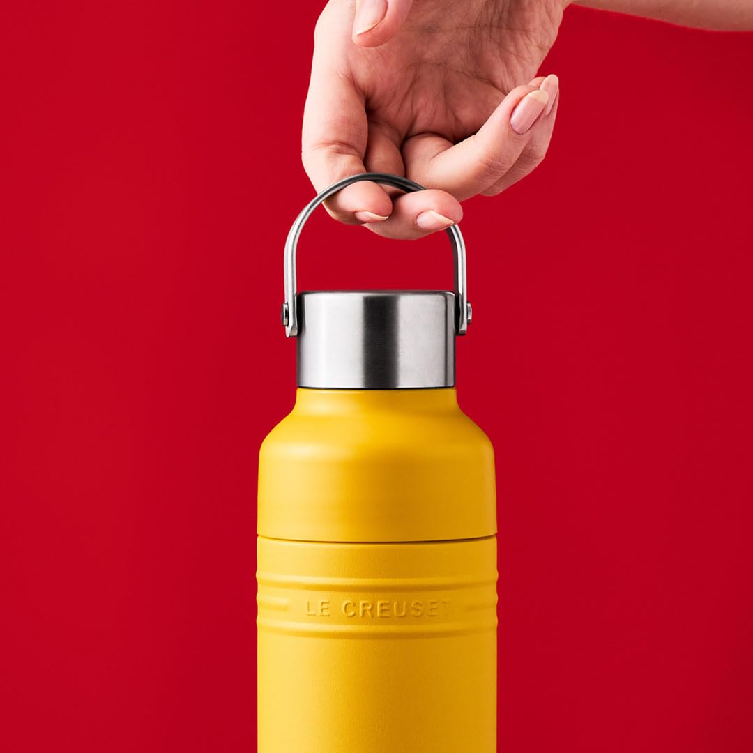 Le Creuset Stainless Steel Water Bottle 500ml with Vacuum Insulation