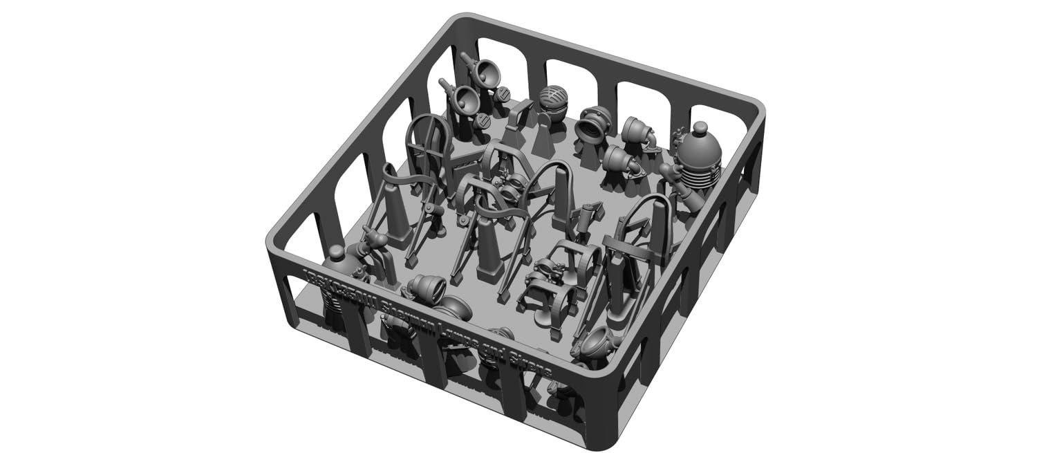 BSK Model 1/35 WWII M4 Sherman Tank Light and Horn Set for Models