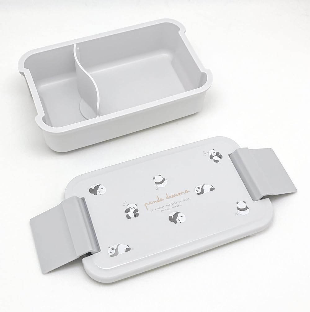 OSK Panda Lunch Box with Dividers 550ml for Stylish Meals
