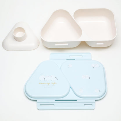 OSK Onigiri Lunch Case Shimaenaga Light Blue 465ml