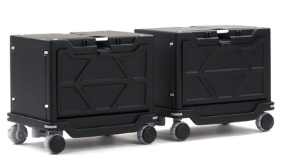 M.I.Molde HAKOBU Cart and Container 2 Pack Set Black Version 1/12 Scale Model