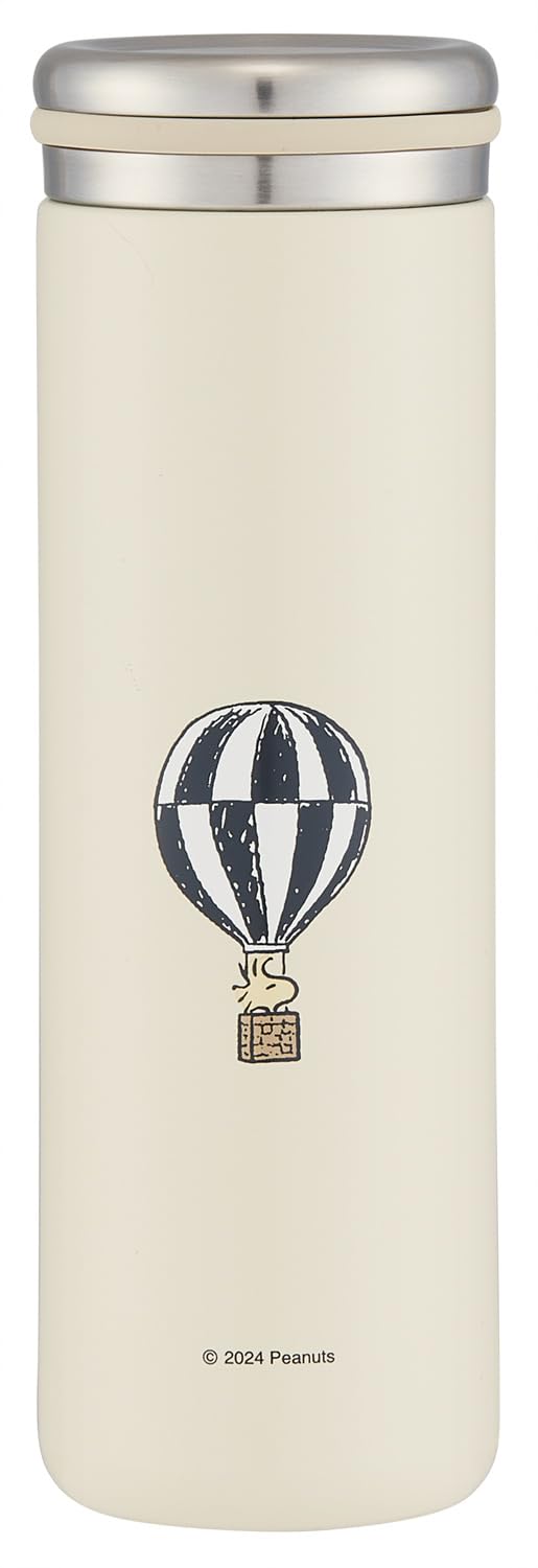Skater Stainless Steel Bottle 450ml with Snoopy Design