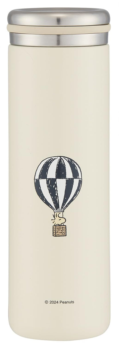 Skater Stainless Steel Bottle 450ml with Snoopy Design