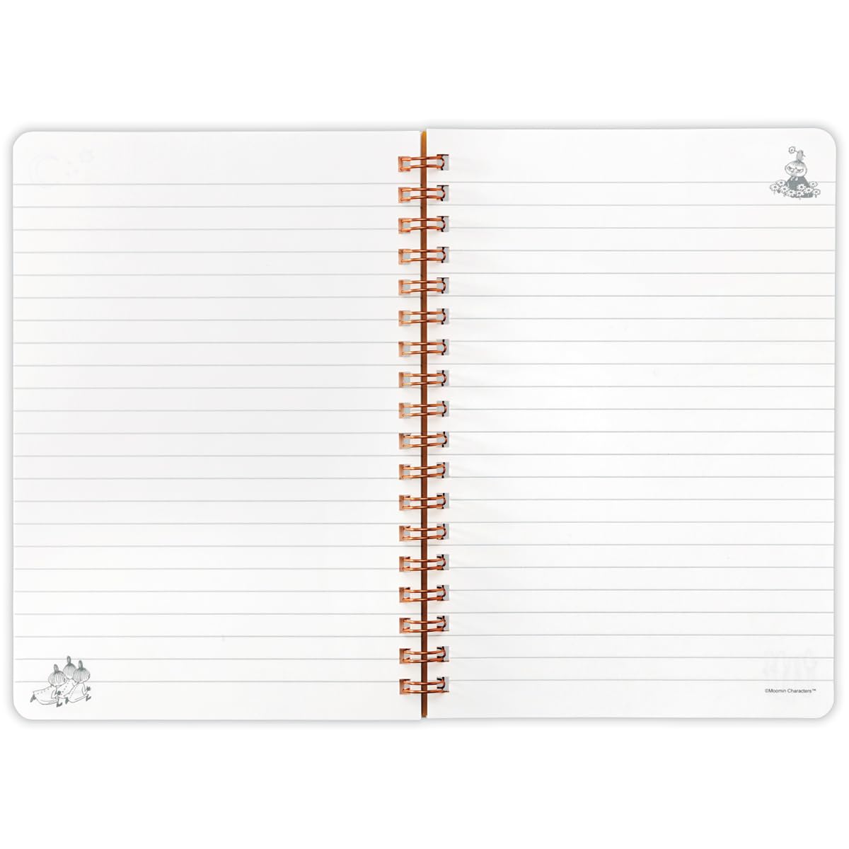 Hallmark Moomin Days Pink Ring Notebook
