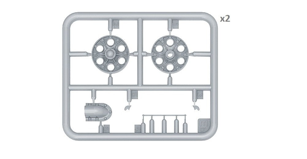 Miniart 1/35 T-34 Wheel Set for 1942-43 Production Series