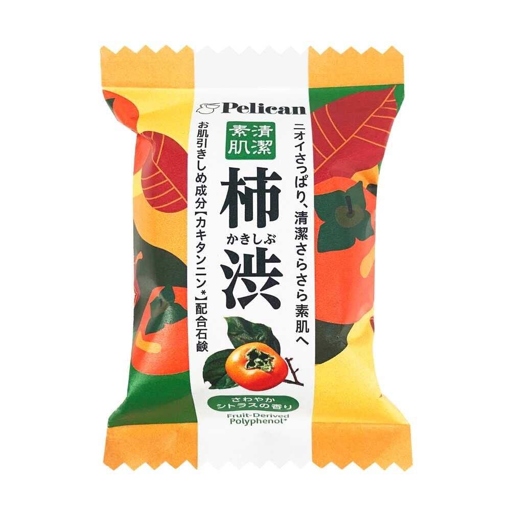 Pelican Soap Family Soap with Persimmon Extract 80g for Fresh Skin