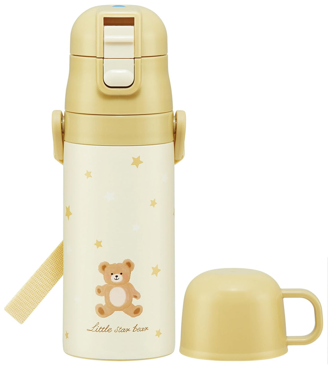 Skater 2-Way Kids Water Bottle 420ml with Cup and Direct Drinking Features
