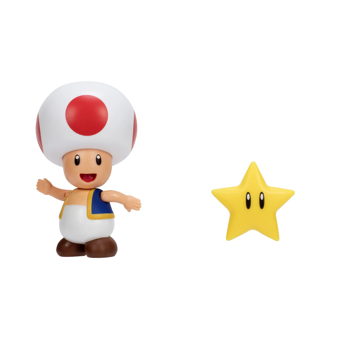 Sanei Super Mario Figure Collection Plus Toad with Super Star FCP-005