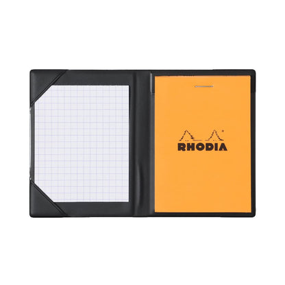 Rhodia PVC Hard Cover Notebook No.11 A7 Orange with Block