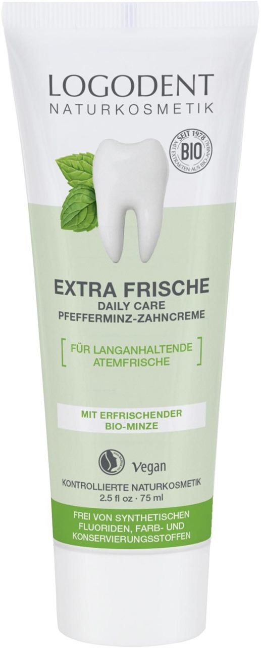 LOGONA Daily Toothpaste Mint 75ml for Fresh Breath