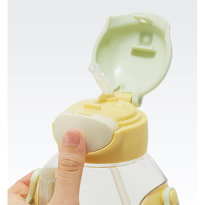 Skater Water Bottle with Straw 530ml for Kids Featuring Curious George