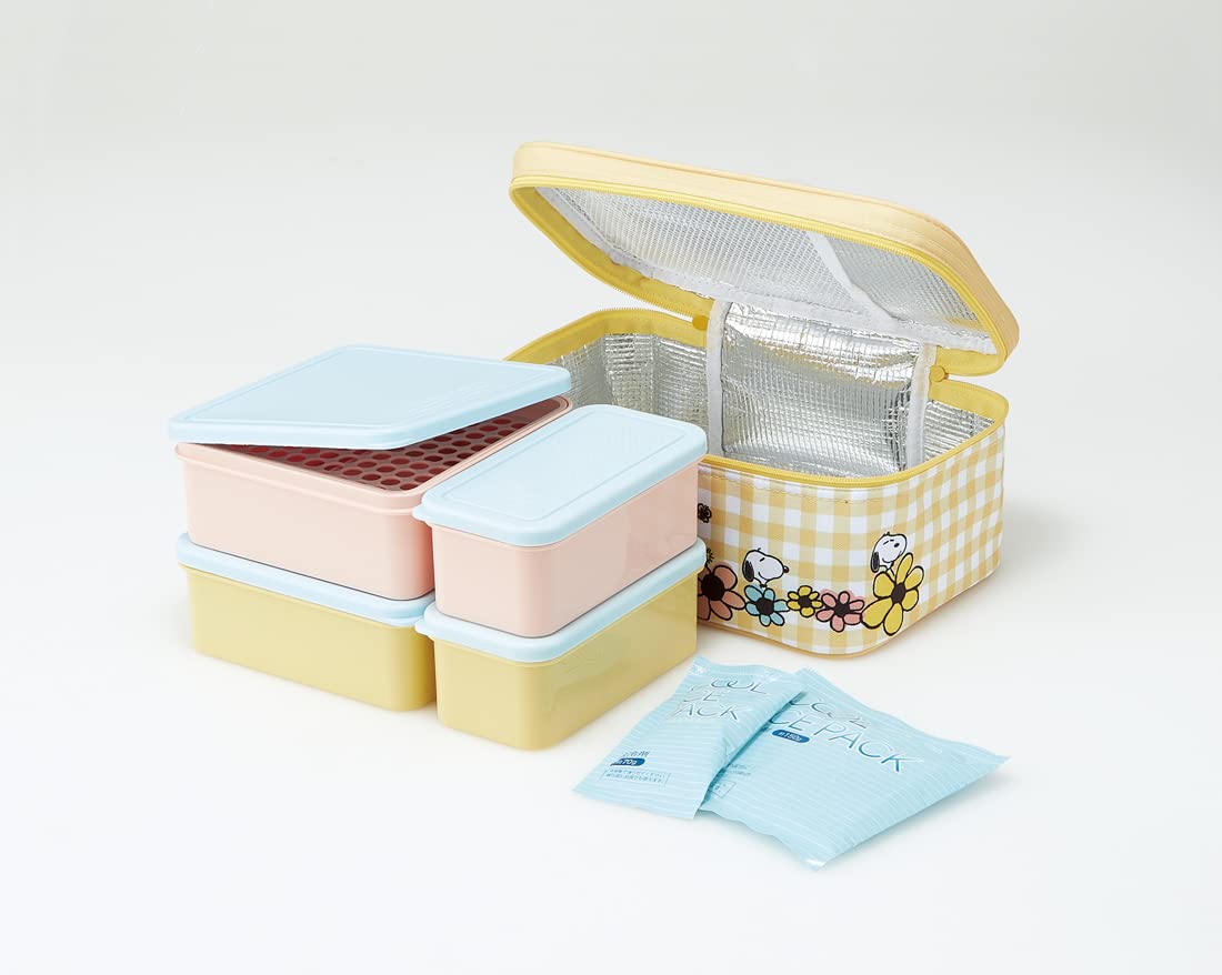 Skater Picnic Bento Box with Insulated Bag and Ice Pack 3300ml