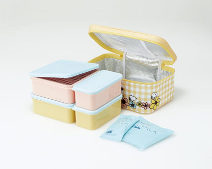 Skater Picnic Bento Box with Insulated Bag and Ice Pack 3300ml