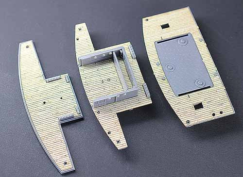 Hasegawa 1/350 Hikawa Maru Wooden Deck Parts for Model Kits