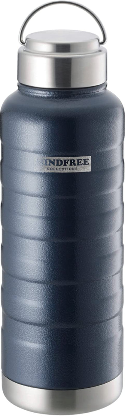Kakusee Navy Mag Bottle 1000ml for Hydration on the Go