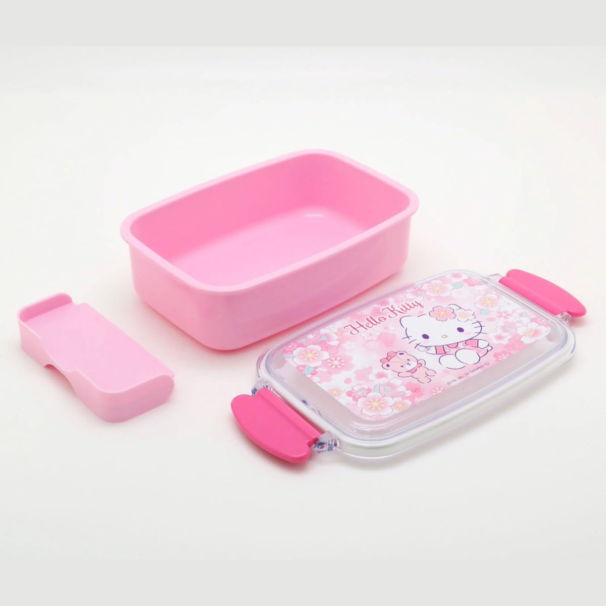 OSK Hello Kitty Sakura Lunch Box 500ml with Dividers for Kids